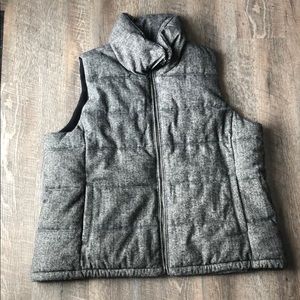 Women’s Gray Quilted Puffer Vest
